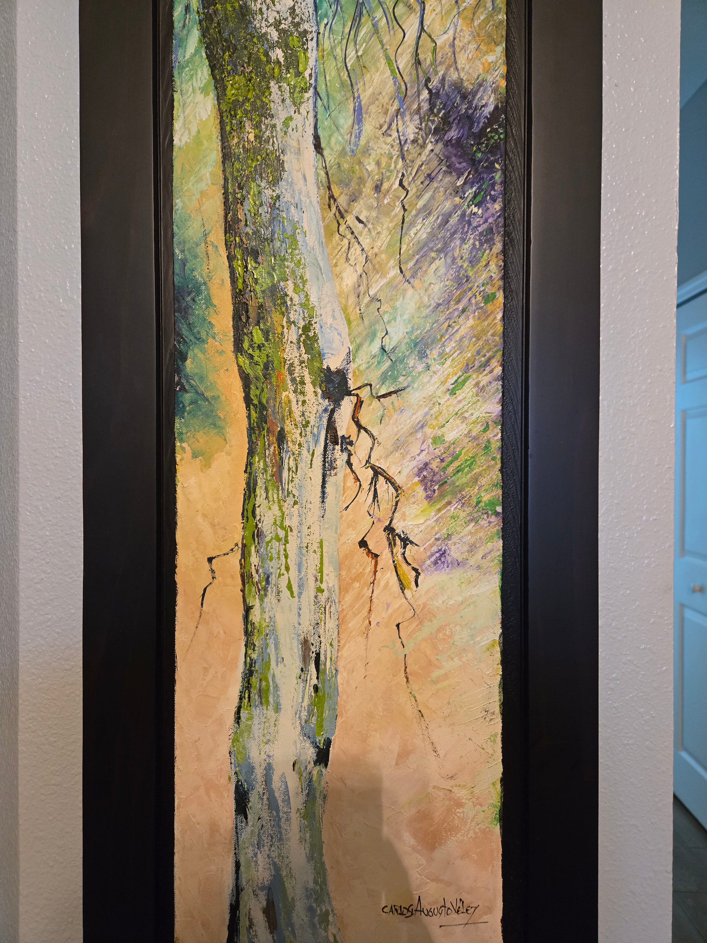 "Organic Essence” – Original Palette Knife Oil Painting