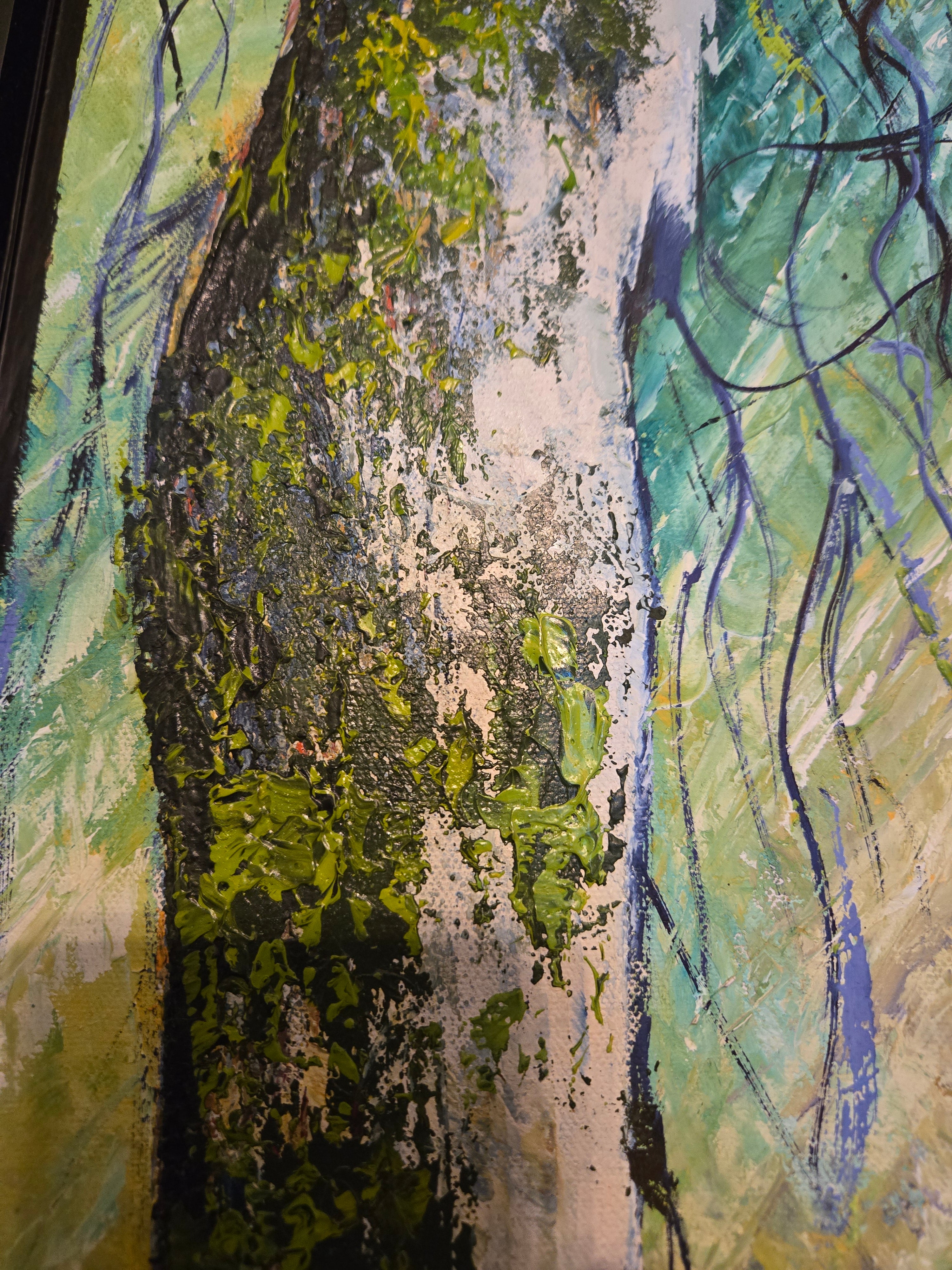 "Organic Essence” – Original Palette Knife Oil Painting