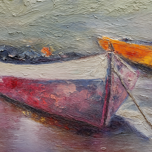 "El Reposo” – Original Palette Knife Oil Painting on Canvas